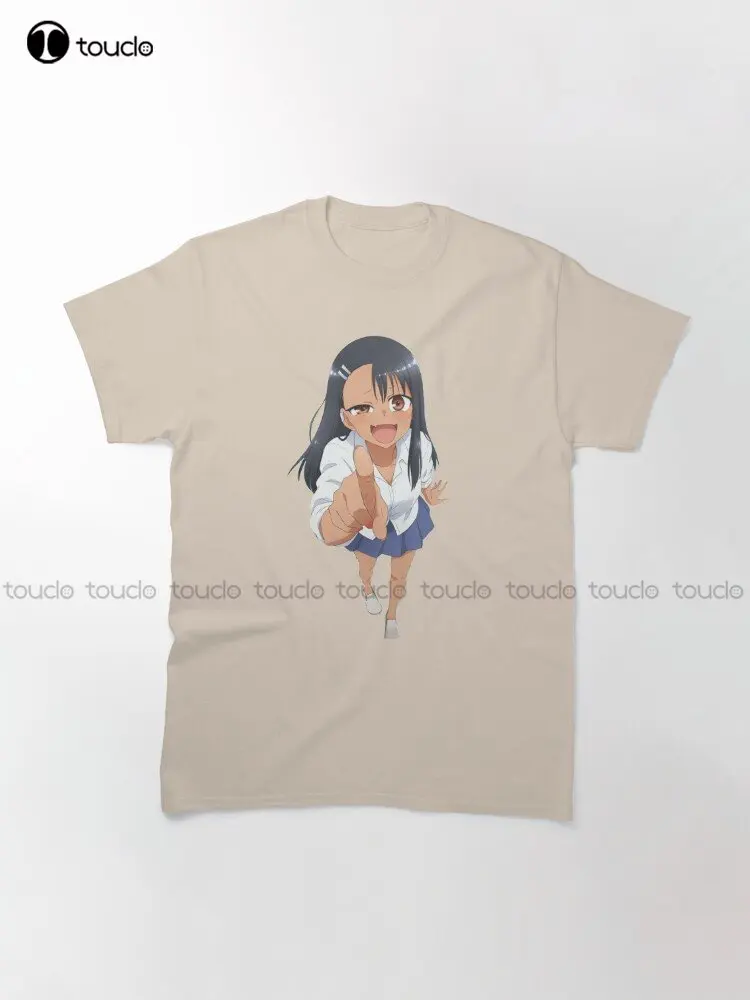 Nagatoro-San Nagatoro Classic T-Shirt Oversized T Shirts Custom Aldult Teen Unisex Digital Printing Tee Shirts Custom Gift