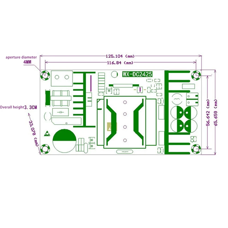 AC 100-240V To DC 24V 9A Power Supply Module Board Switch AC-DC Switch Power Supply Board 24V/9A 220W