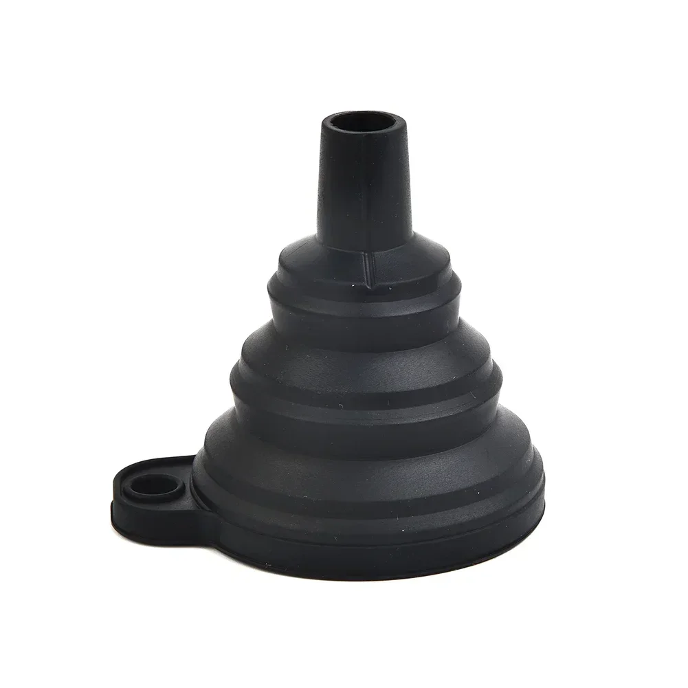 High Quality Car Funnel 1 Pcs Hot Accessories Black Collapsible Diesel Fluid Change Fill Gasoline Parts Petrol