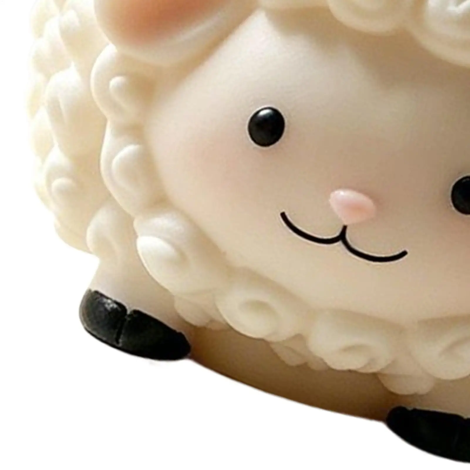 Moules d'animaux mignons 3D : Moule de chèvre, moule de mouton pour bougies, pots, plâtre, résine, argile, béton, artisanat DIY, pots de plantes, stylos