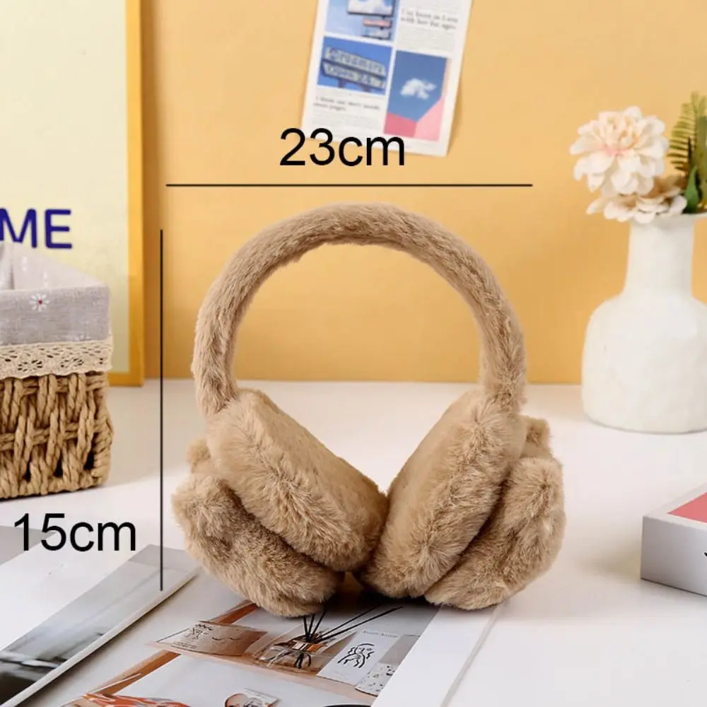 Outdoor Bear Bear Earmuffs Winter Warm Foldable Cycling Ear Covers Retractable Windproof Ear Protection Gift for Women Girls