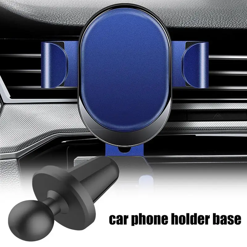 Cell Phone Car Mount Clip Ball Head Car Phone Holder Base Anti-skid Phone Mount Bracket Sticker Car Accessories For Vehicles