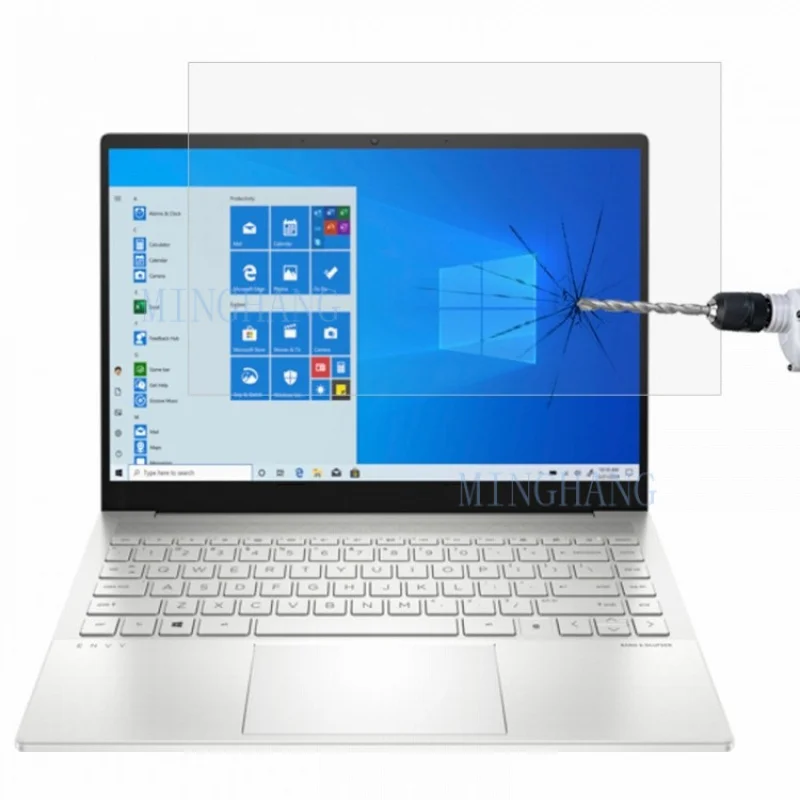 M   HD Tempered Glass Screen Protector for HP ENVY 14, Anti-Glare, Anti-Fingerprint