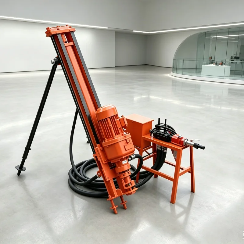 Customized Small Split‑type DTH Rock Drilling Rig, Pneumatic Drilling Machinery for Engineering Mining Blasthole Drilling