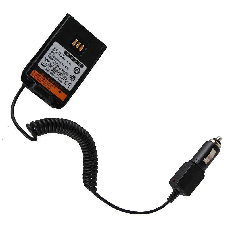 12V Radio Battery Eliminator Car Charger Adaptor For HYT Hytera PD680 PD500 PD560 PD660 Walkie Talkie 7.4V 1500mah Battery