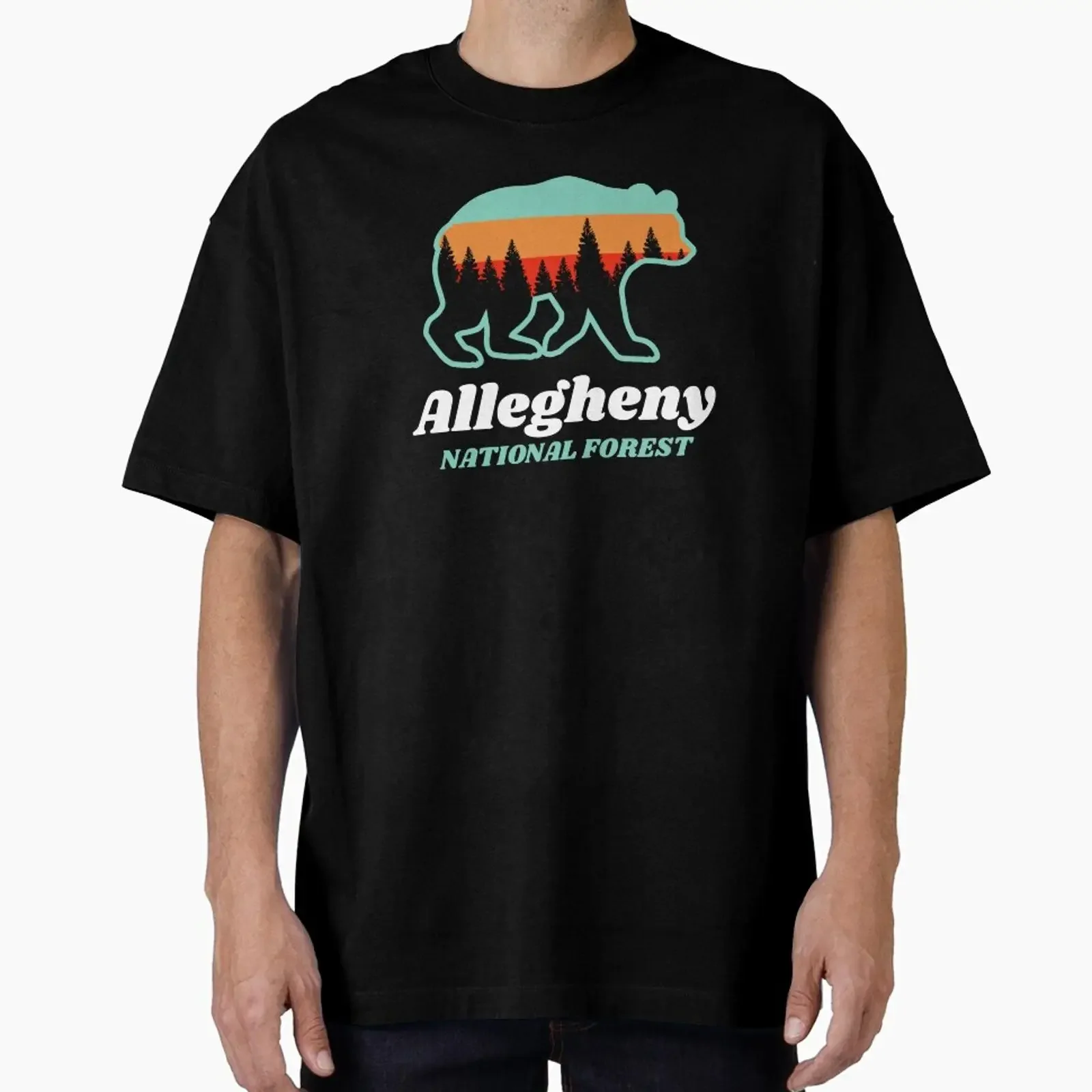 Allegheny National Forest Mountains Vacation designed and sold by Guarddogdrive vintage Washed Breathable fashion Stylish