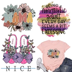 printing Newest Patterns Decoration DIY Iron On Transfer Stickers On Clothes Jackets T-shirt Sticker For Clothing Applique  bag