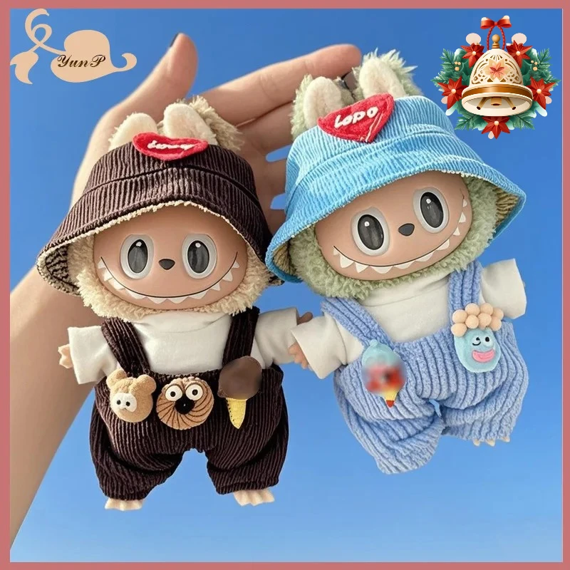 

Doll Clothes for Labubu Mini Plush Doll'S Clothes Kawaii Dolls Clothing Outfit DIY Children Decoration Gifts Doll Accessories