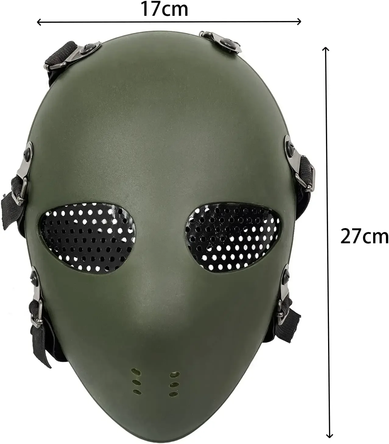 Classic Style Head Protective Mask, Airsoft Paintball Mask, Field Hunting, Military War Game, Party Mask