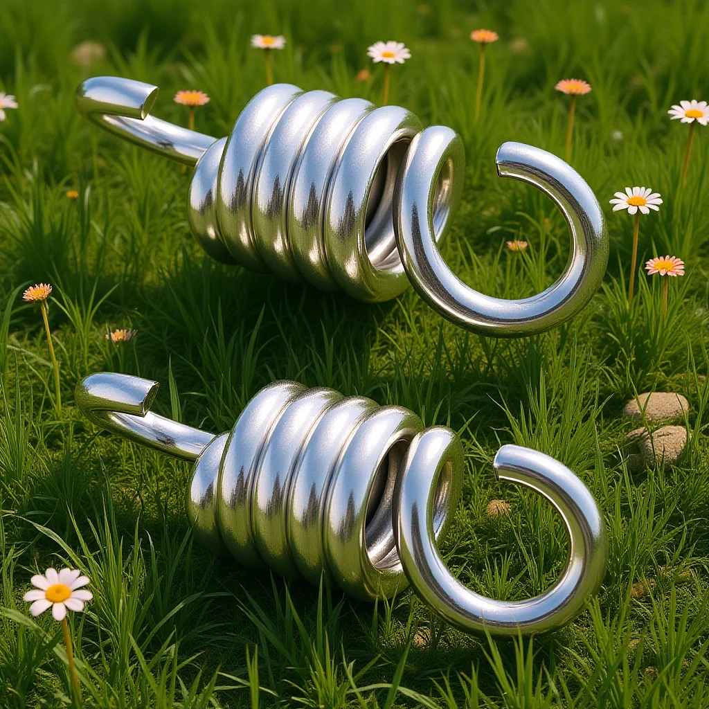 2 قطعة أرجوحة الشرفة الثقيلة معلقة الربيع أرجوحة من الفولاذ المقاوم للصدأ كرسي تصاعد السنانير الجودة الصناعية منخفضة الضوضاء الاهتزاز #6