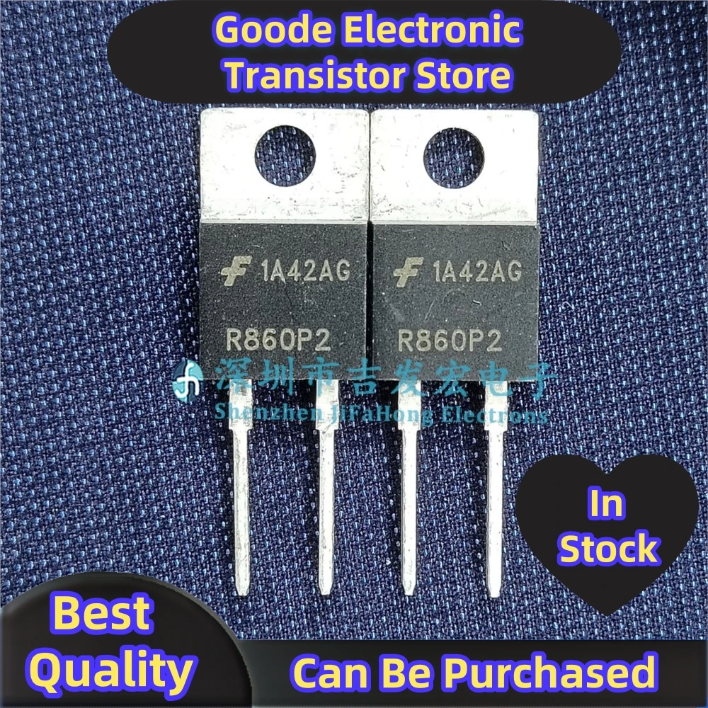 10PCS ISL9R860P2 R860P2  TO-220 8A 600V  Fast Shipping Best Quality