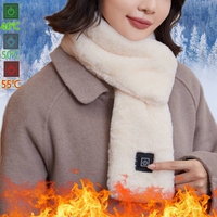 Outdoor Warm Electric Heating Scarf Heating Pads 3 Gear Heating USB Heater Thermal Shawl Neck Brace Warm Bib For Women Men