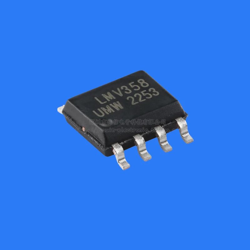 100pcs/original genuine LMV358IDR SOP -400.00g channel low power consumption rail-to-rail operational amplifier chip
