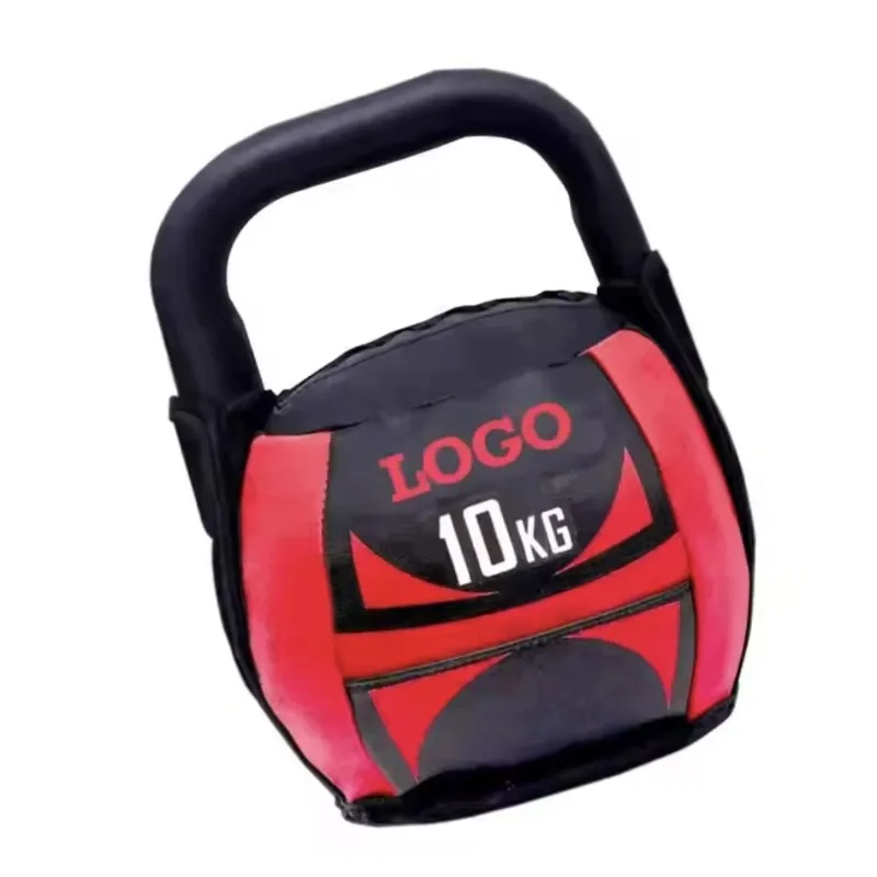 Hot Sale Gym Fitness Equipment Soft Kettlebells Weighted Sandbag Kettlebells with Steel Handle