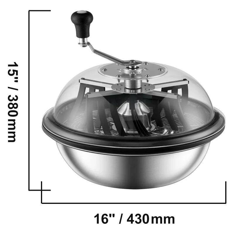 Leaf ,, Bowl Manual Bud Trimmer with Stainls-Steel Bl Twisted Spin Cut Dome