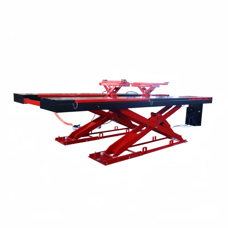 Hydraulic Garage 5000kg Scissor Car Lift/ Workshop In-ground Scissor Lift Platform/ Wheel Alignment Service Lift for Cars
