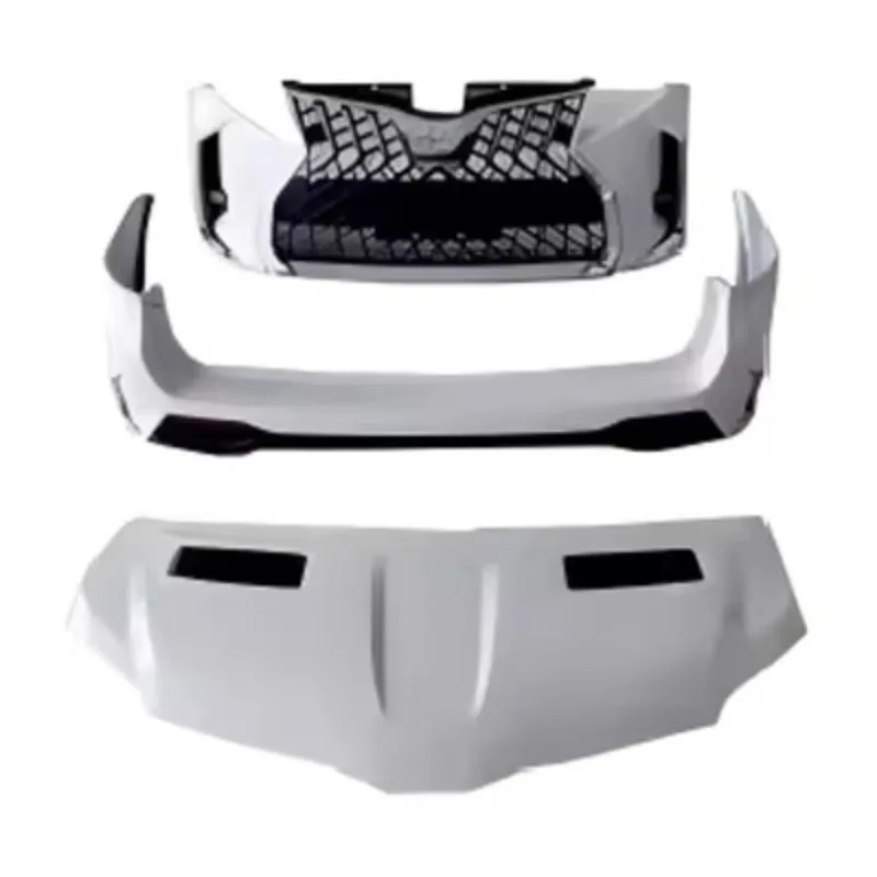 

older model is upgraded to the new model's premium all-car package, including front bumper, rear bumper, side skirt