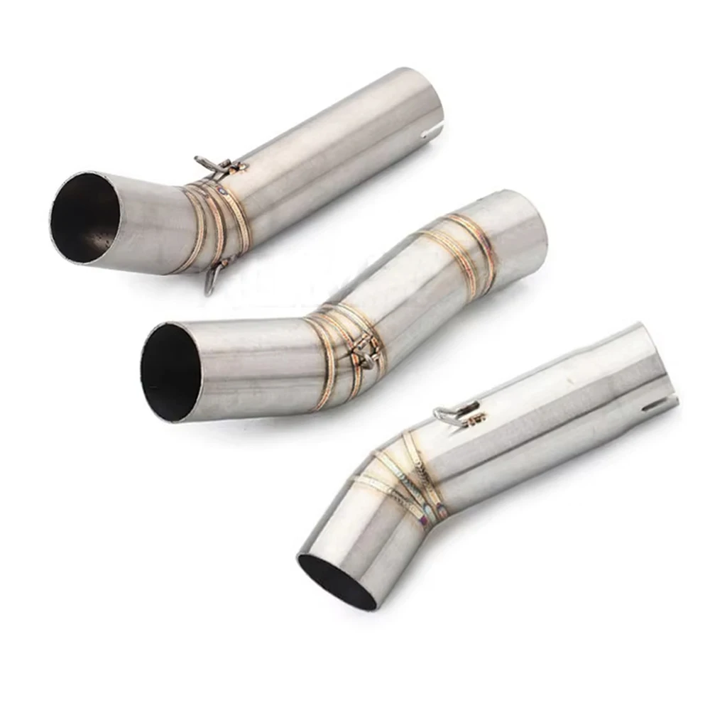 

GSXR 600 750 K6/7/8/9/10/11/12/13/14/15 Slip-on Motorcycle Exhaust Middle Link Pipe 51mm Muffler Escape Section Adapter Tube