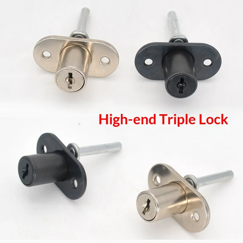 Office Desk Drawer Triple Lock Panel Furniture Front
