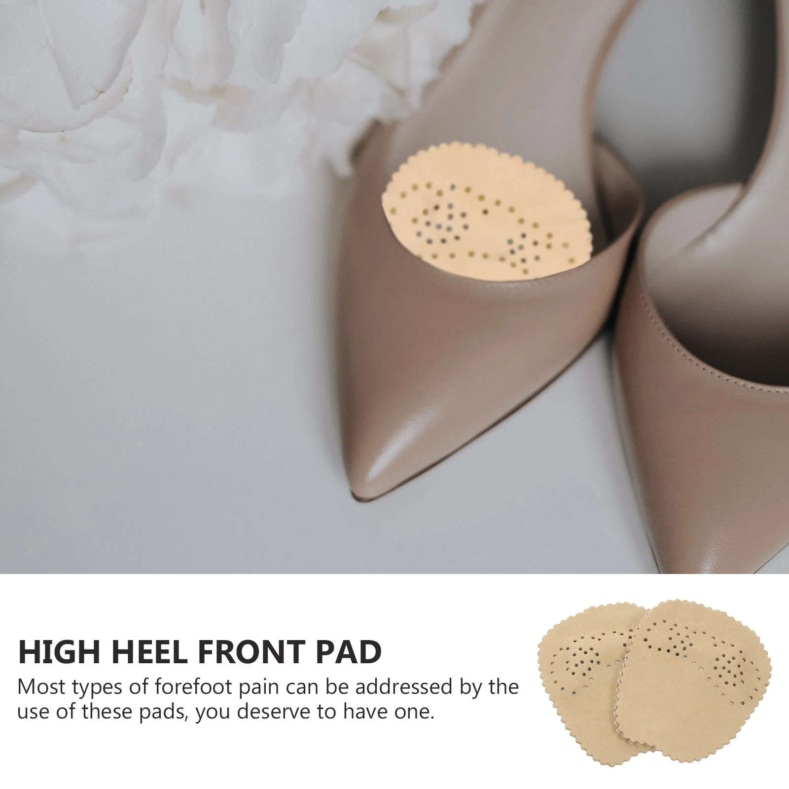 

3 Pairs Anti-slip Foot Pad Shoe Sole Protectors Forefoot High Heels Good Details Insoles Anti-wear Pads Sheepskin Women
