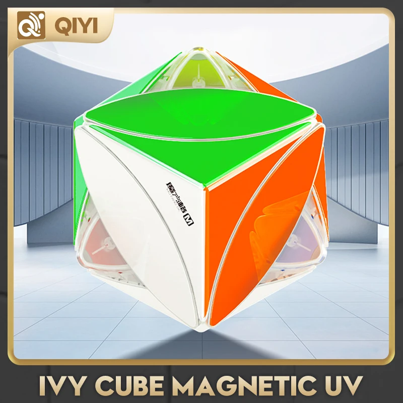 

[CubeFun] QiYi IVY Cube Магнитный УФ-кленовый лист M Magic Cube MoFangGe Education Профессиональная скоростная головоломка Детские игрушки