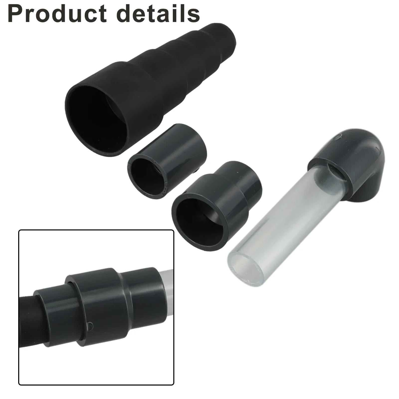 Air Conditioning Drain Cleaning Pipe Cleaning Draining Pipe Cleaner AC Drain Line Adapter 2 Types Of Connectors