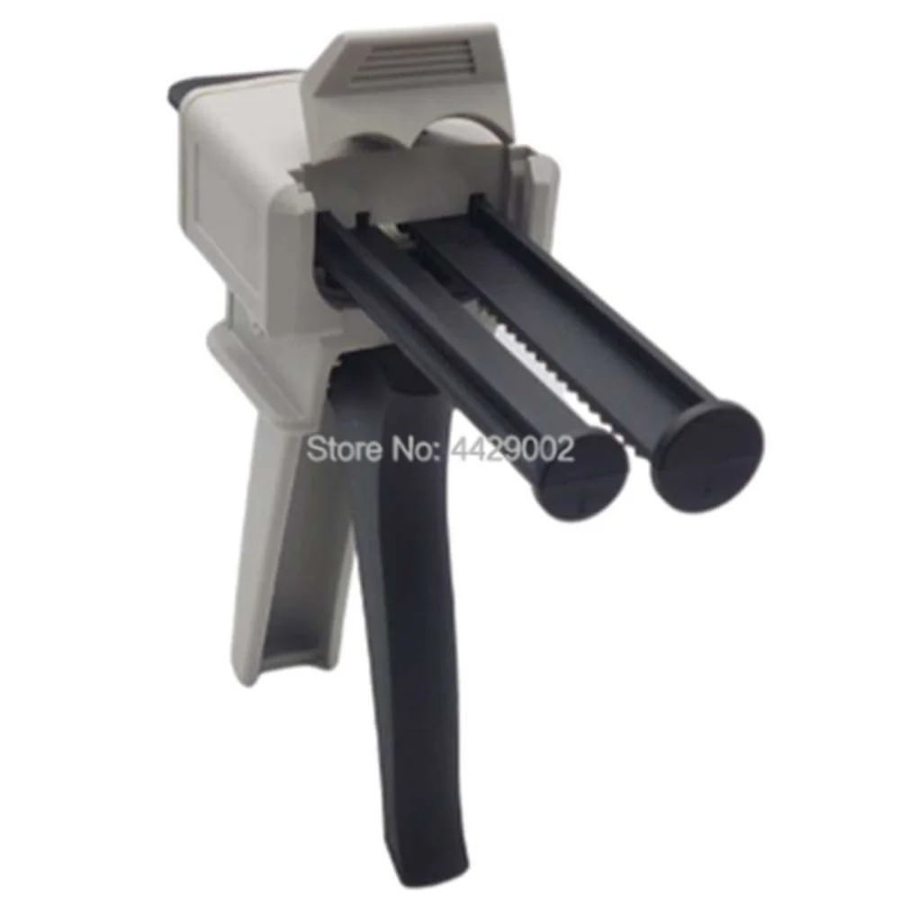 Kartuschenpistolen 50ml 1:1 Epoxidharz AB Klebepistole Bigbong Epoxies Zweikomponenten-Handpistole Quadratischer Rückseitenausgießer Klebepistole – Detail 4