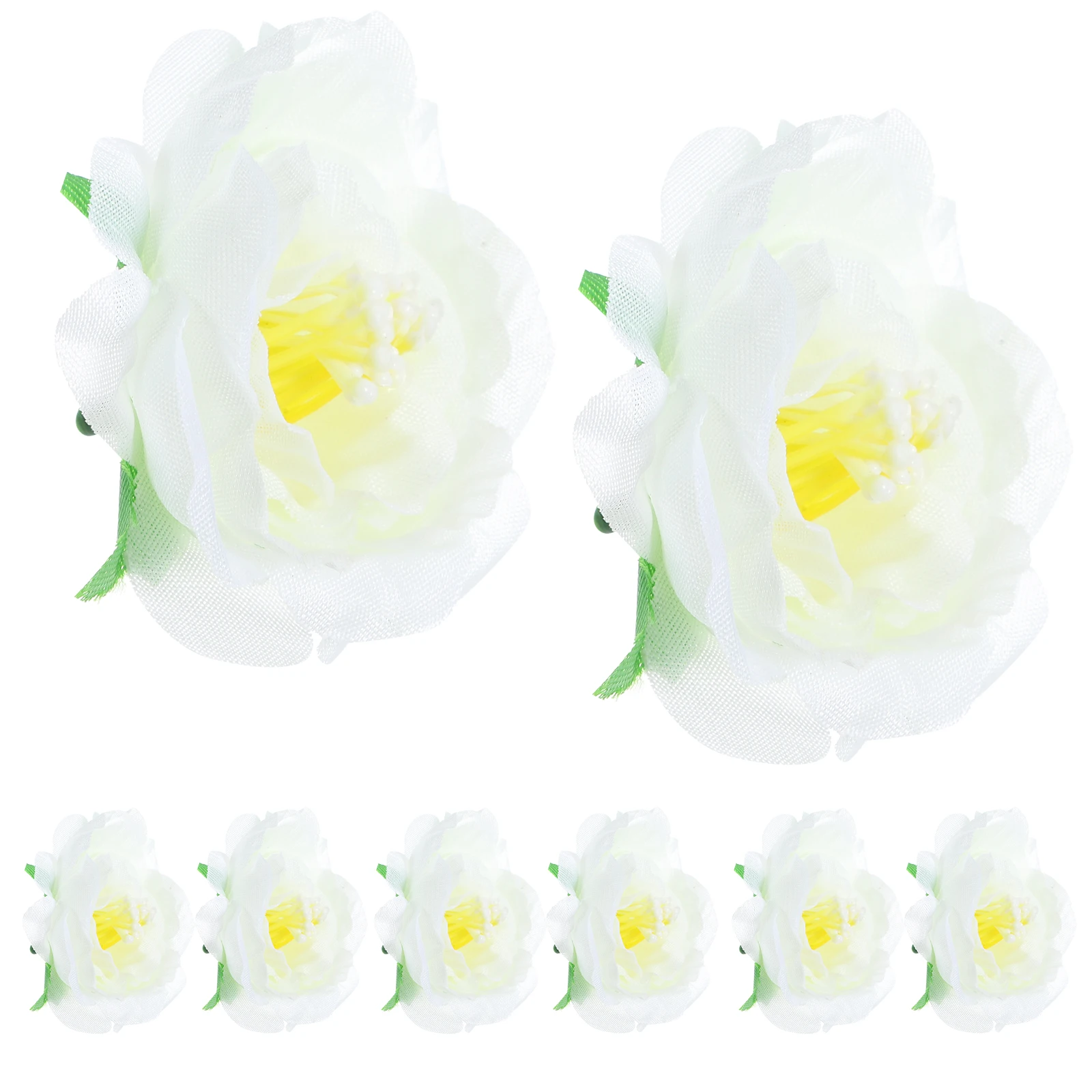 

20Pcs Artificial Rose Flower Heads Bright Mini Silk Flowers Bulk for DIY Hairpins Wreaths Wedding Party Craft Decorations