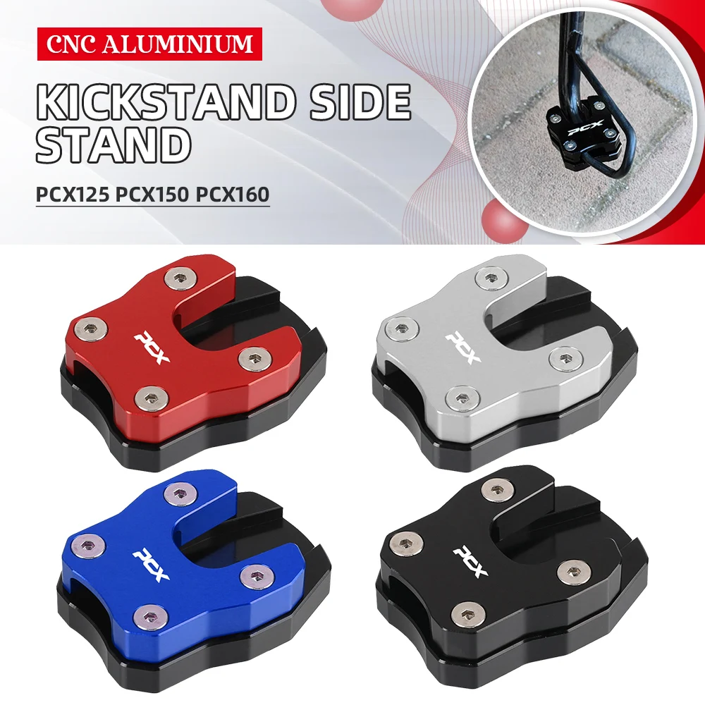 

FOR Honda PCX 125 150 160 PCX125 PCX150 PCX160 2016-2023 Motorcycle Foot Support Extension Plate Side Stand Enlarge ADV 150 350