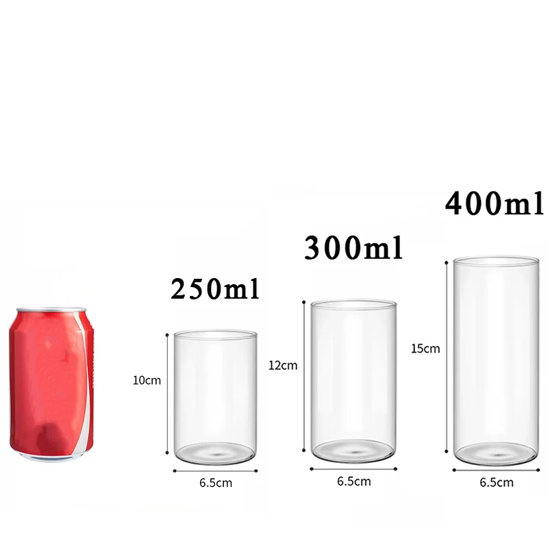 Cylinder Glass Vases 12pcs, Tall Clear Flower Vases Transparent Candle Holder for Wedding Table Centerpieces and Home Decoration