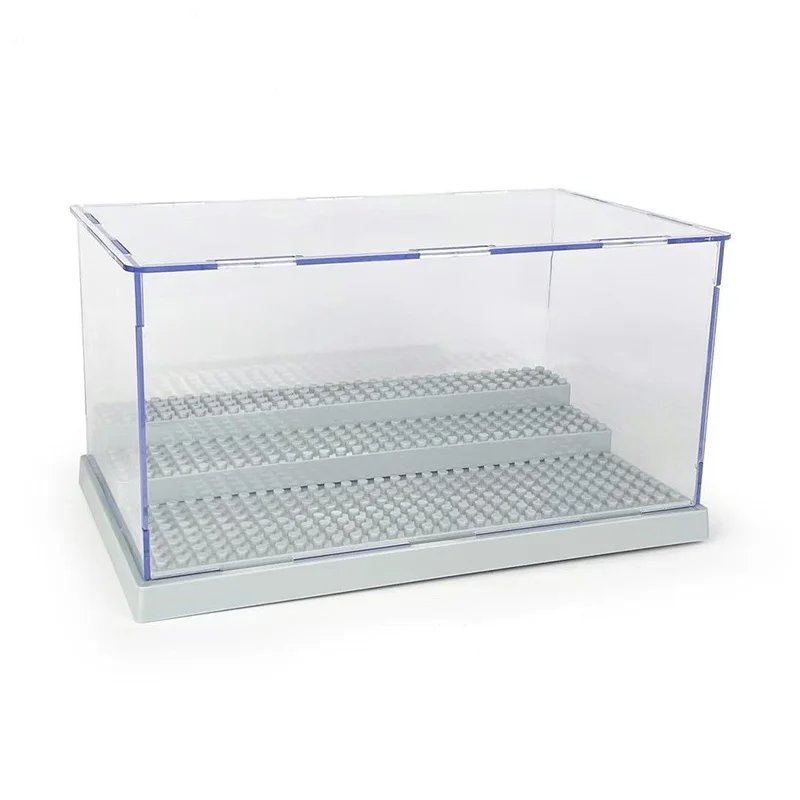 Présentoir de figurines anti-poussière de grande taille, vitrine pour Collection de modèles, blocs de construction, boîte d'exposition, jouet en brique pour enfants et adultes