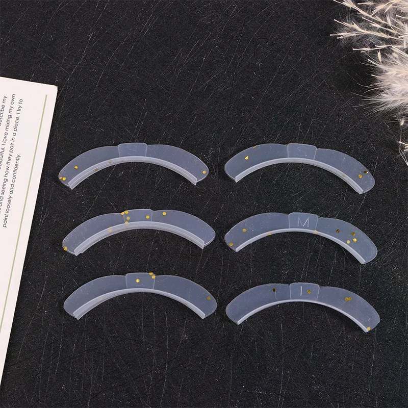 3 زوج لاش رفع منصات السيليكون فلاش القوس رمش بيرم ثلاثية الأبعاد بكرة الشعر العين بقع قضيب أدوات الرموش تمديد اكسسوارات #4