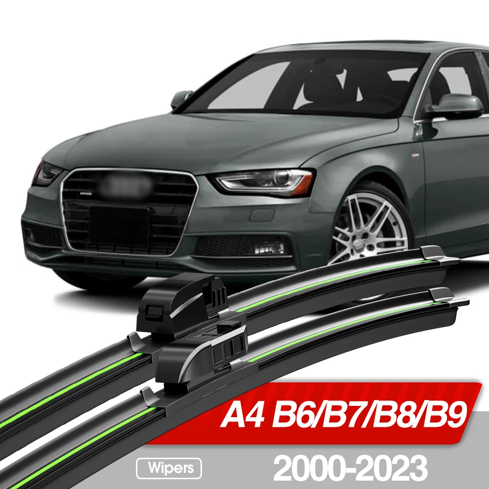 Do Audi A4 B6 B7 B8 B9 2000-2023 Pióra wycieraczek przedniej szyby 2szt Akcesoria do szyb przednich 2001 2005 2010 2016 2017 2018