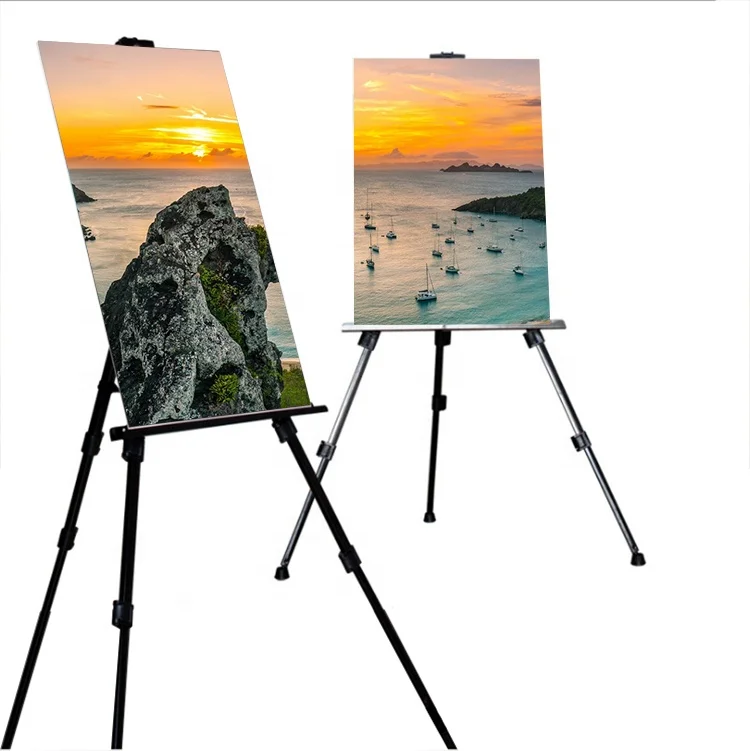 High quality Santa painting studio art easel