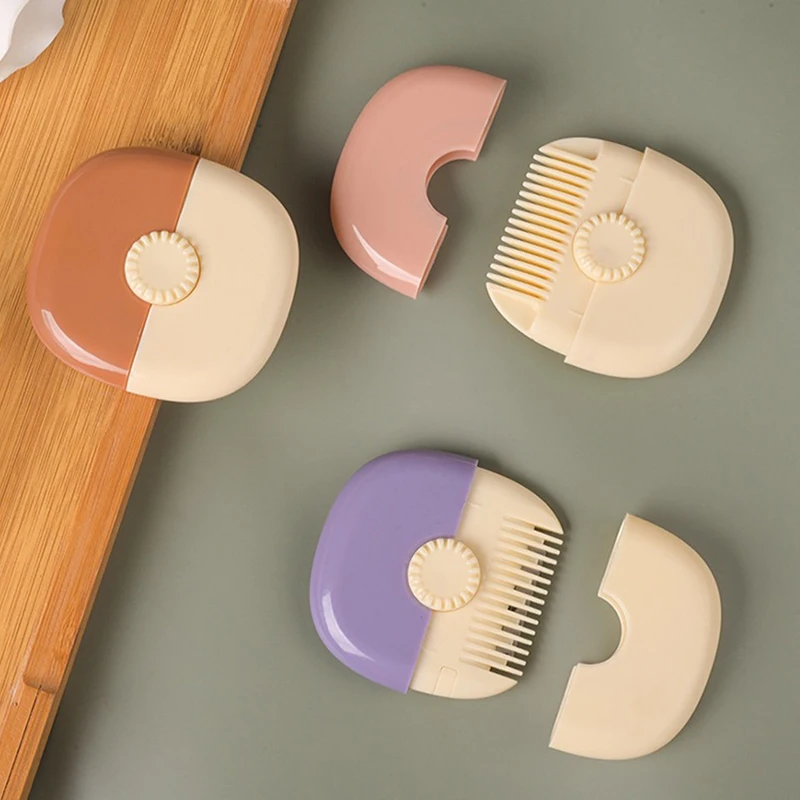 

Детская стрижка и парикмахерская расческа 2 в 1, триммер с челкой и сломанной челкой, домашние принадлежности для укладки волос своими руками