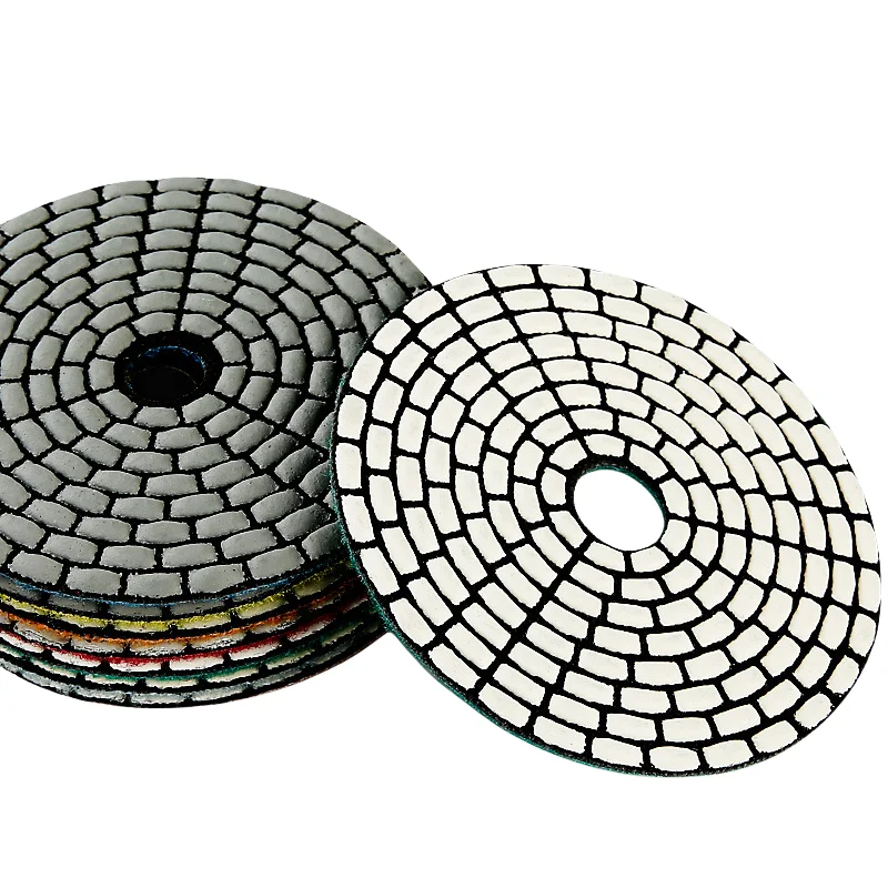 

For Granite Marble Stone Concrete Sanding Disc 10PCS/Set 4 Inch Dry Polishing Pad Sharp Flexible 100mm Diamond Polishing Pads