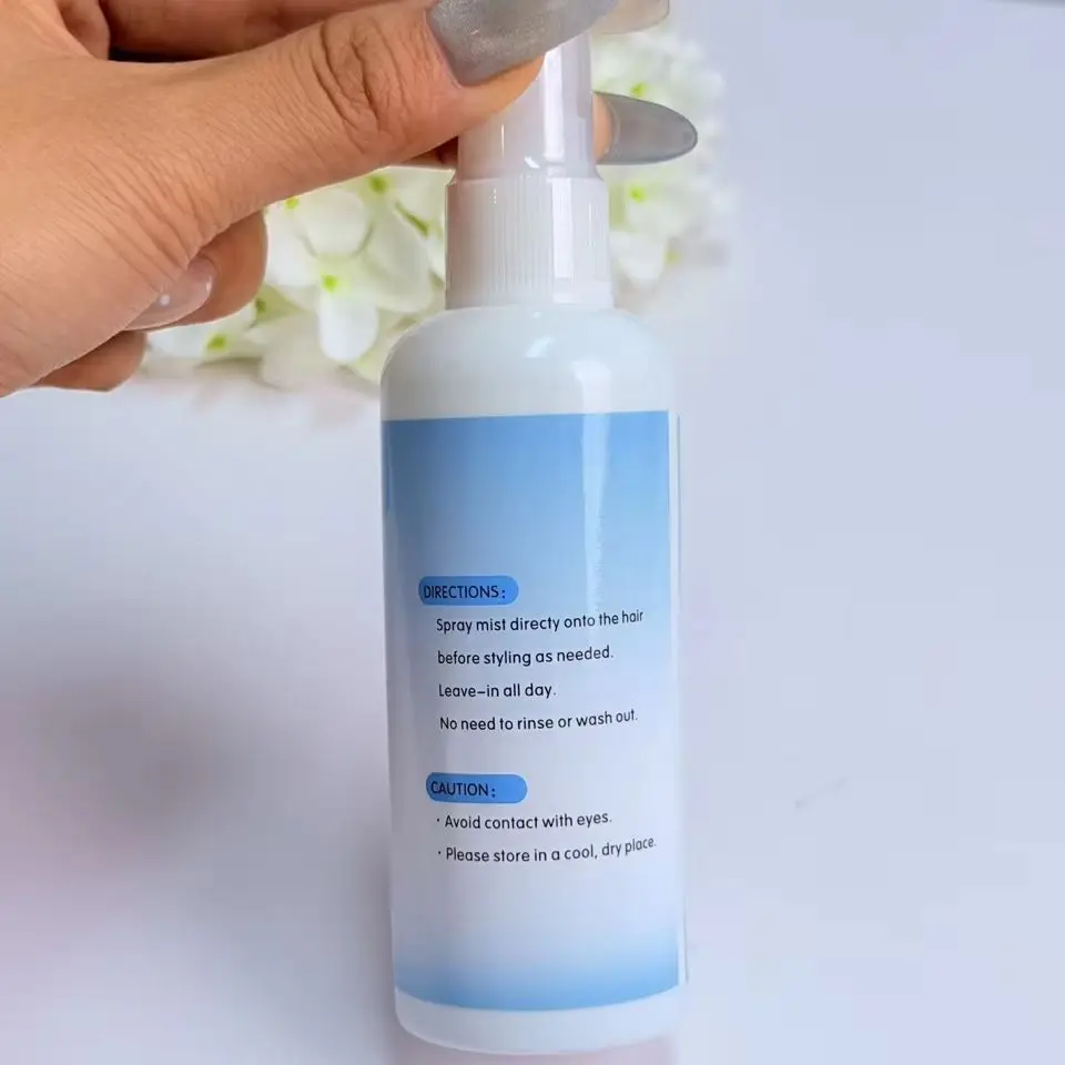 100ml Hair Care Liquid for Wigs, Anti-Frizz, Anti-Static Hair Spray, Smooth and Easy to Comb, Protects Wigs view 5