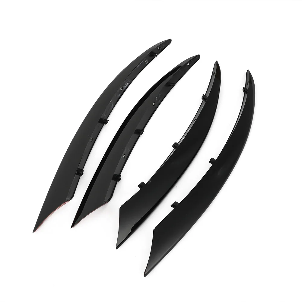 For Mercedes Benz C Class W205 C180/200/250/260/300 2015-2018 4PCS Front Fog Lamp Grill Grille Covers Stickers Cars Accessories