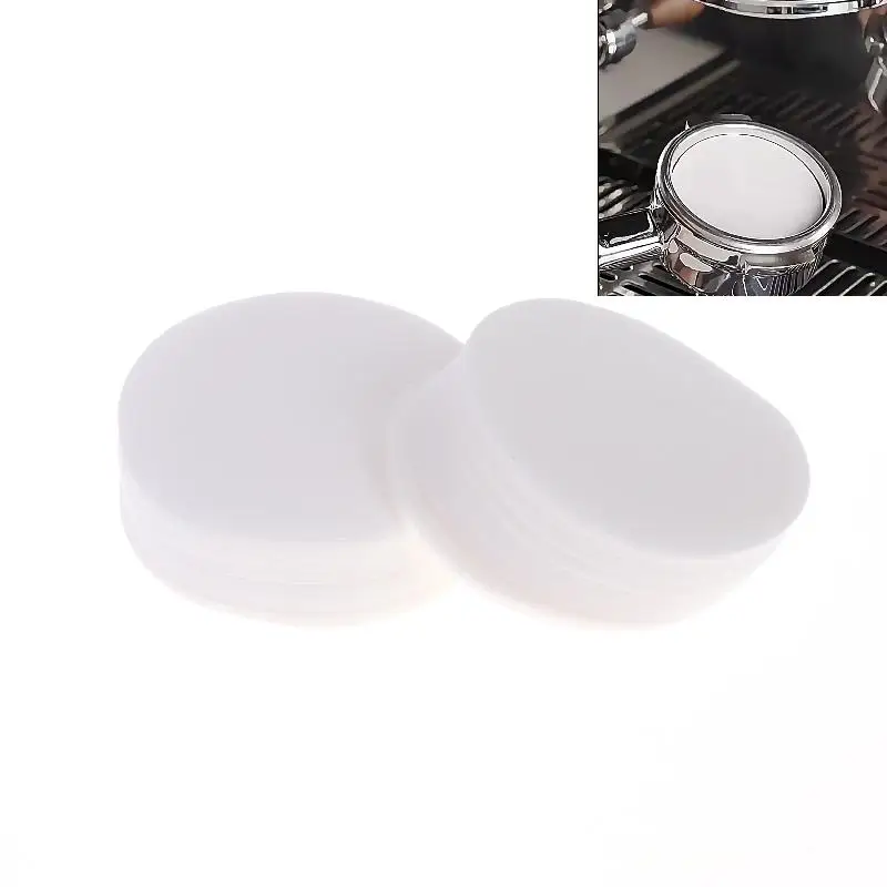 100/500Pcs 51/53/54/58mm Unbleached Espresso Filter Coffee Paper Filter Puck Screen Portafilter Paper For Breville Barista