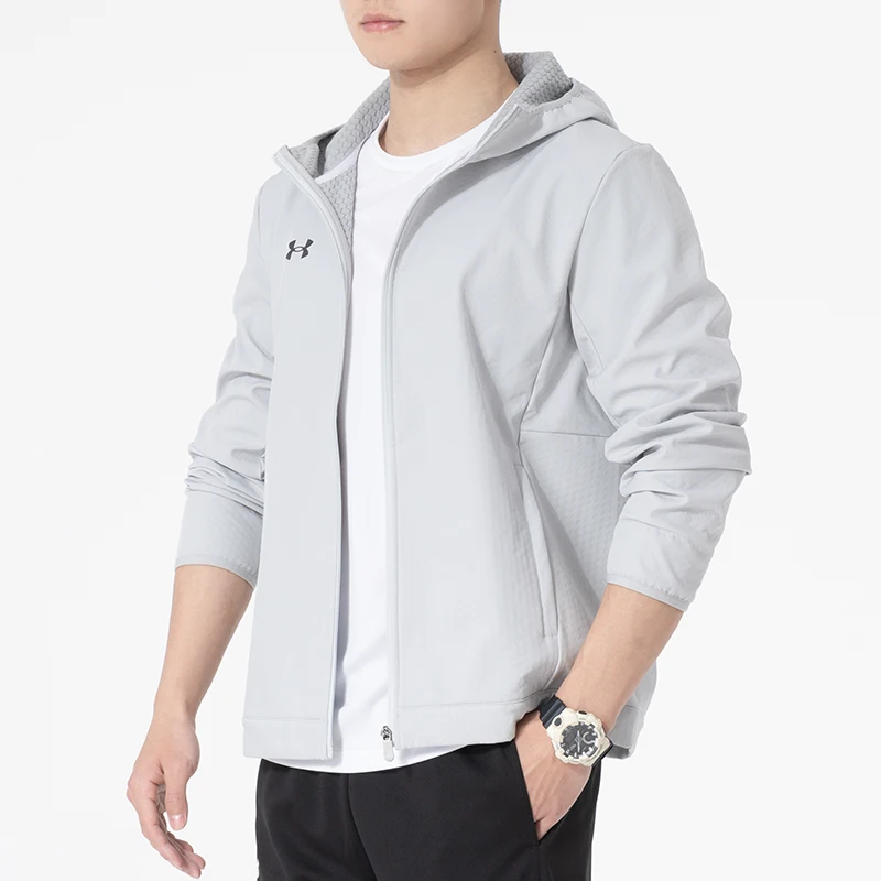 

Куртка Under Armour (Андер Армор) для мужчин и женщин, водоотталкивающая, ветрозащитная, на флисовой подкладке, теплая и удобная спортивная куртка 22600401-009