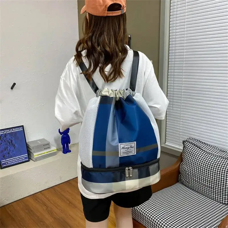 

Индивидуальный новейший стильный рюкзак, портативная спортивная сумка большой емкости, многофункциональная сумка для багажа на шнурке для кампуса