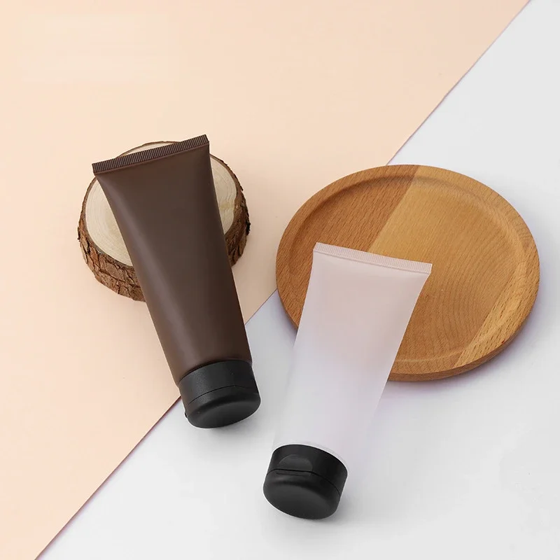 100ml Matte Soft Tubes Travel Empty Bottle Refillable Packing Containers For Cosmetic Cream Lotion Shampoo 여행용