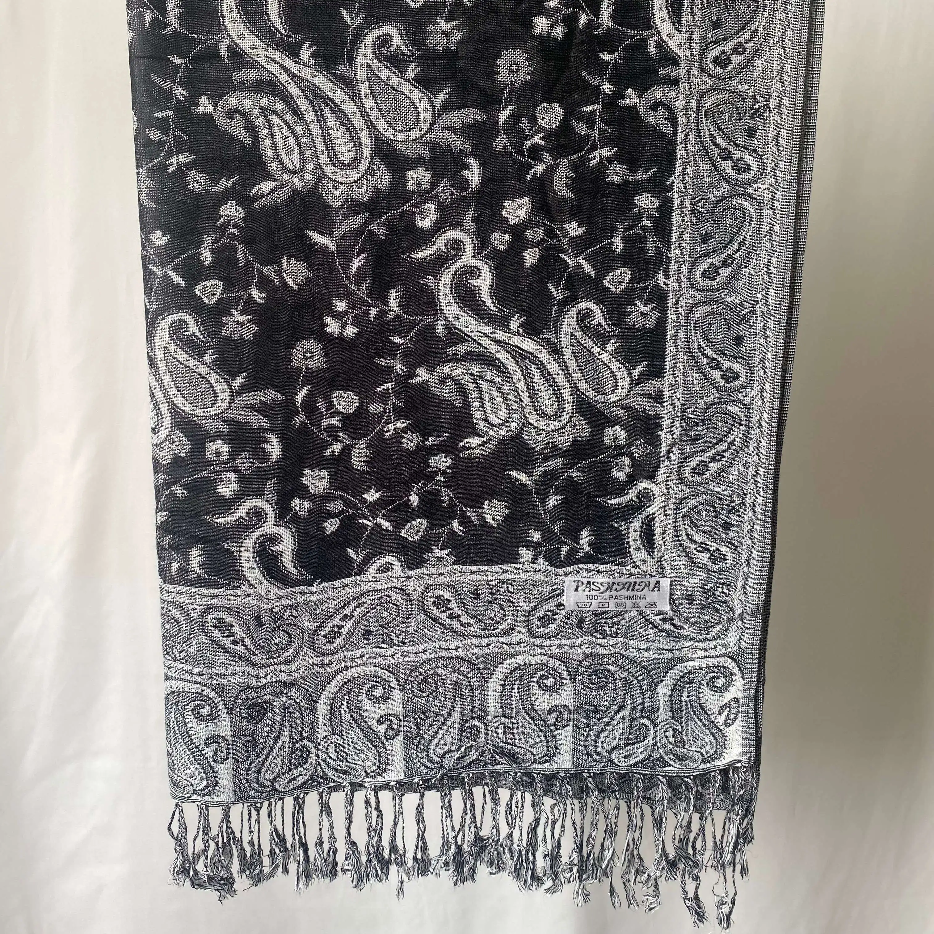 Jacquard Design de mode longue printemps écharpe Pashmina glands femmes décontracté hiver foulards dames Hijabs Paisley châles