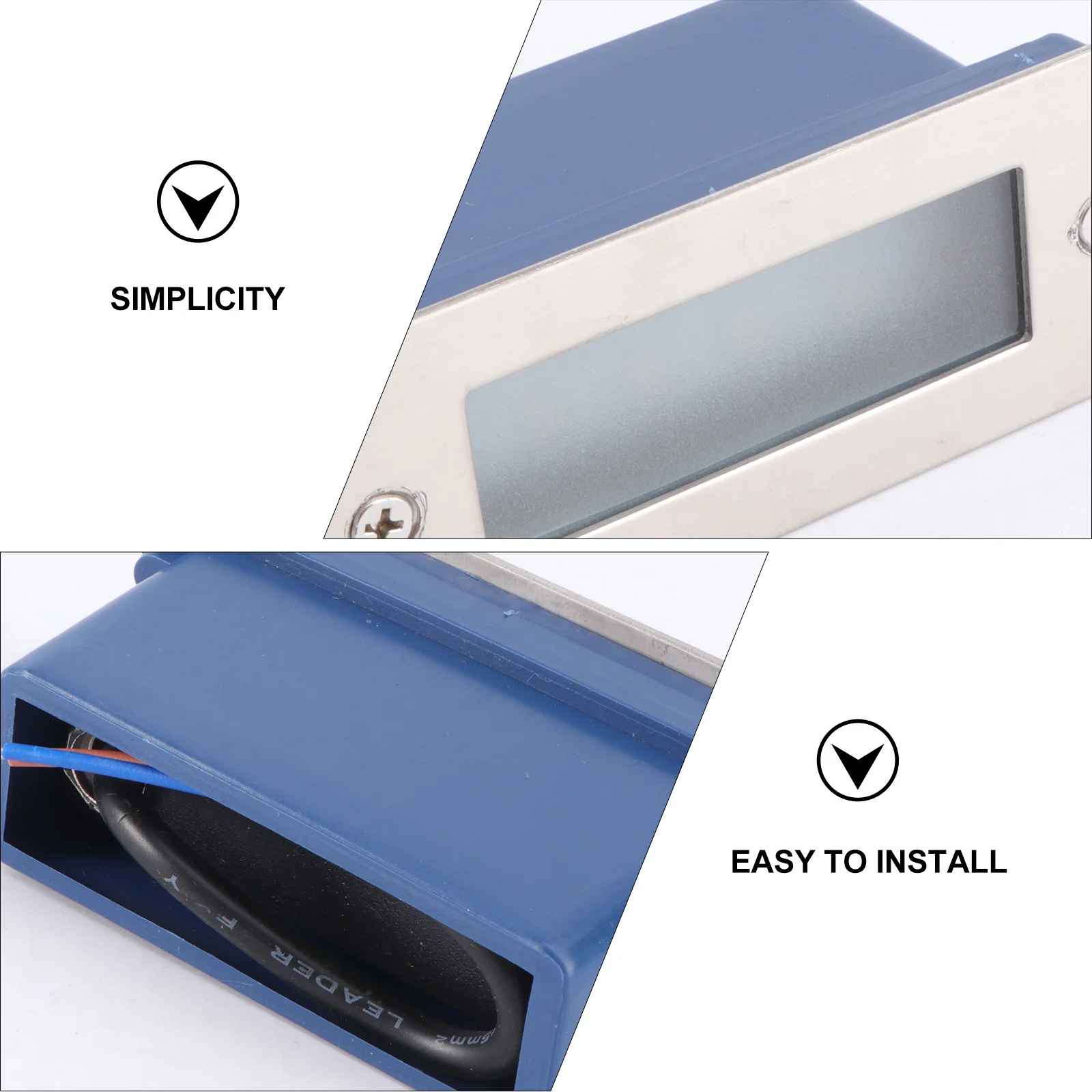 

LED Stainless Steel Mini Brick Light Outdoor Garden Stair Lamp Recessed Step Wall Waterproof Light LED Stair Lamp