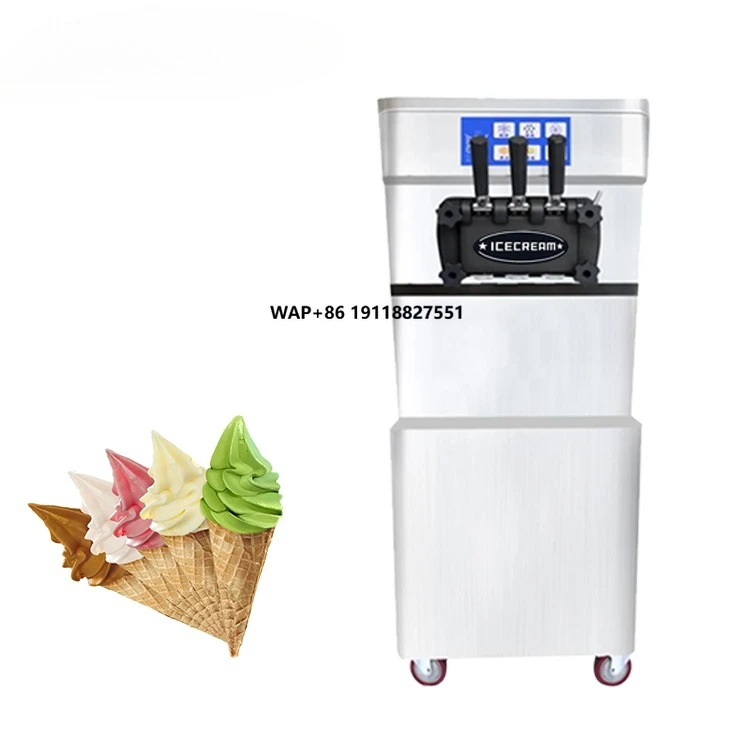 KLS-D648 Spare Parts on Ice Cream Maker/compressor/evaporator /sensor/handle/gears Box/ Compressor Soft Ice CREAM Machine
