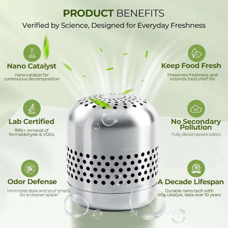 Refrigerator Airs Freshener Box Odor Neutralization Smell Absorber Extends Food