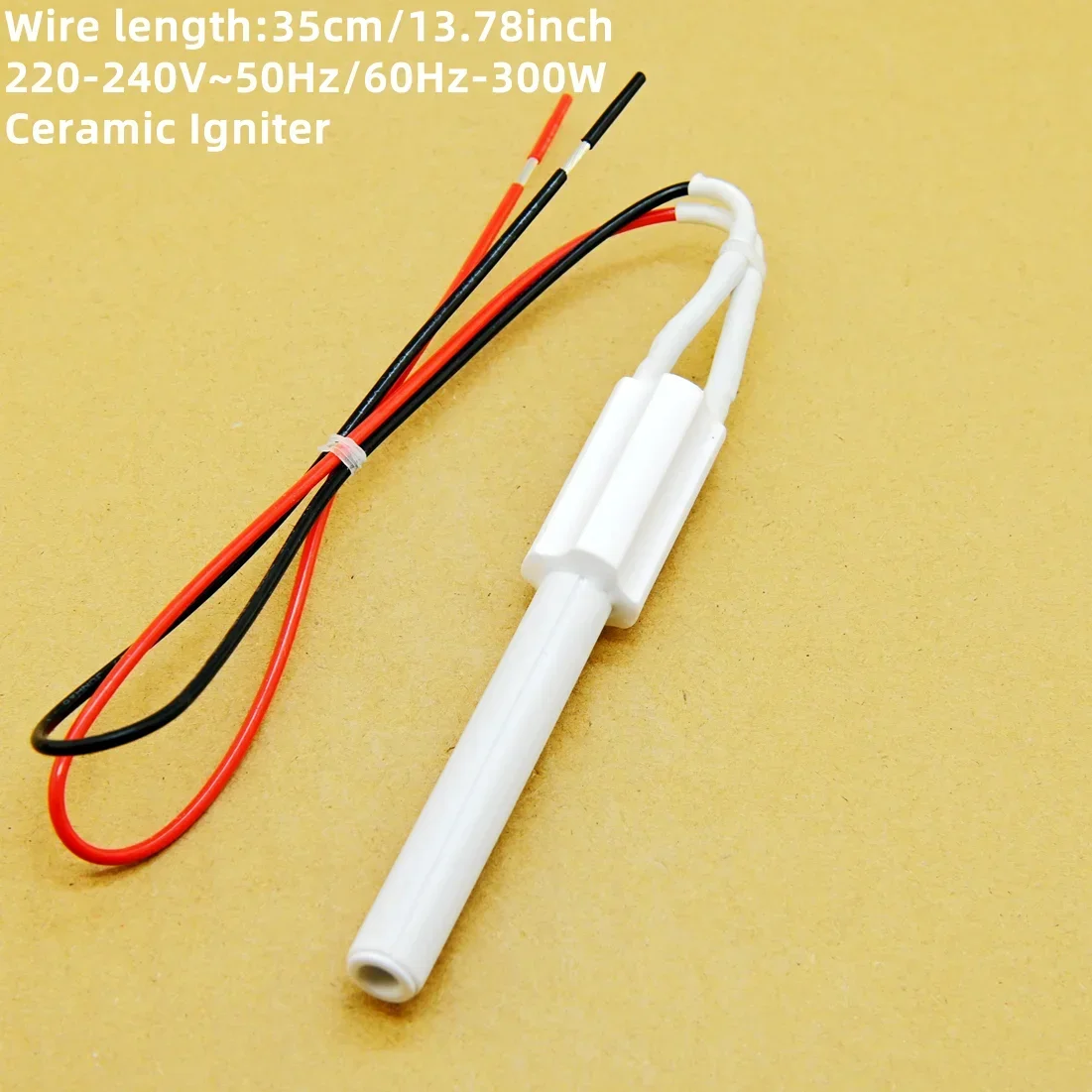 Universal 220V300W ceramic igniter, suitable for wood pellet furnaces, fast ignition, dry burning resistance, long service life