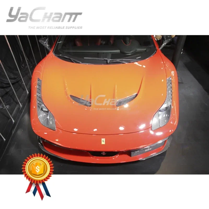 

Крышка капота из стекловолокна FRP, подходит для F458 Italia Coupe и Spider X 2010-2014 годов выпуска, дизайн X Design.