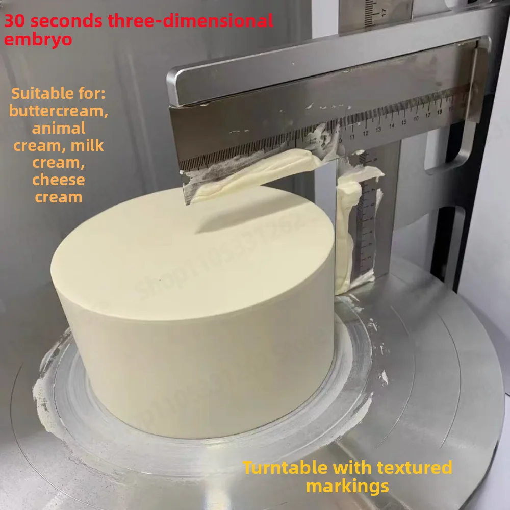 Automatic Cake Cream Coating Machine for Birthday Baking Even Layer