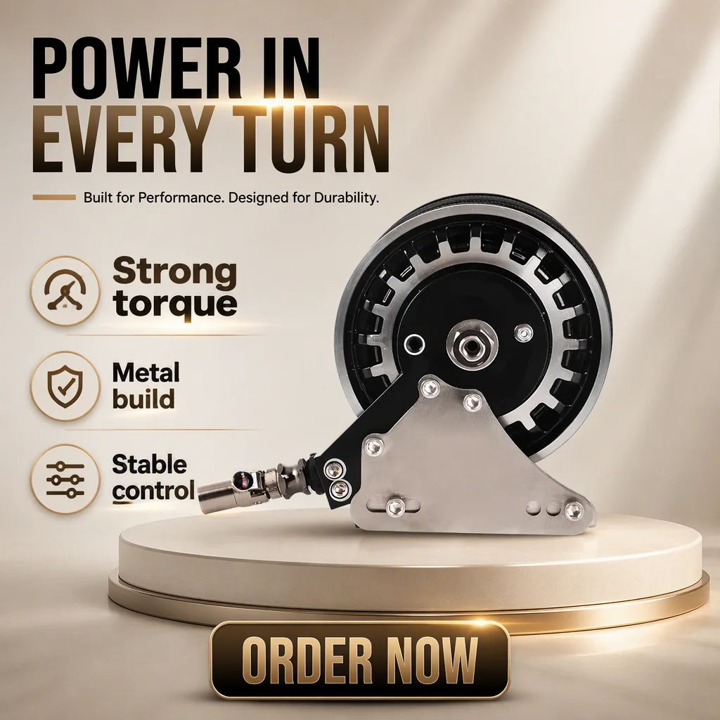 All-Terrain Brass & Metal Air Pump Hose Reel With Retractable Off-Road Hose 7m Length 125 PSI Max Pressure